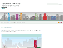 Tablet Screenshot of ict-smart-cities-center.com